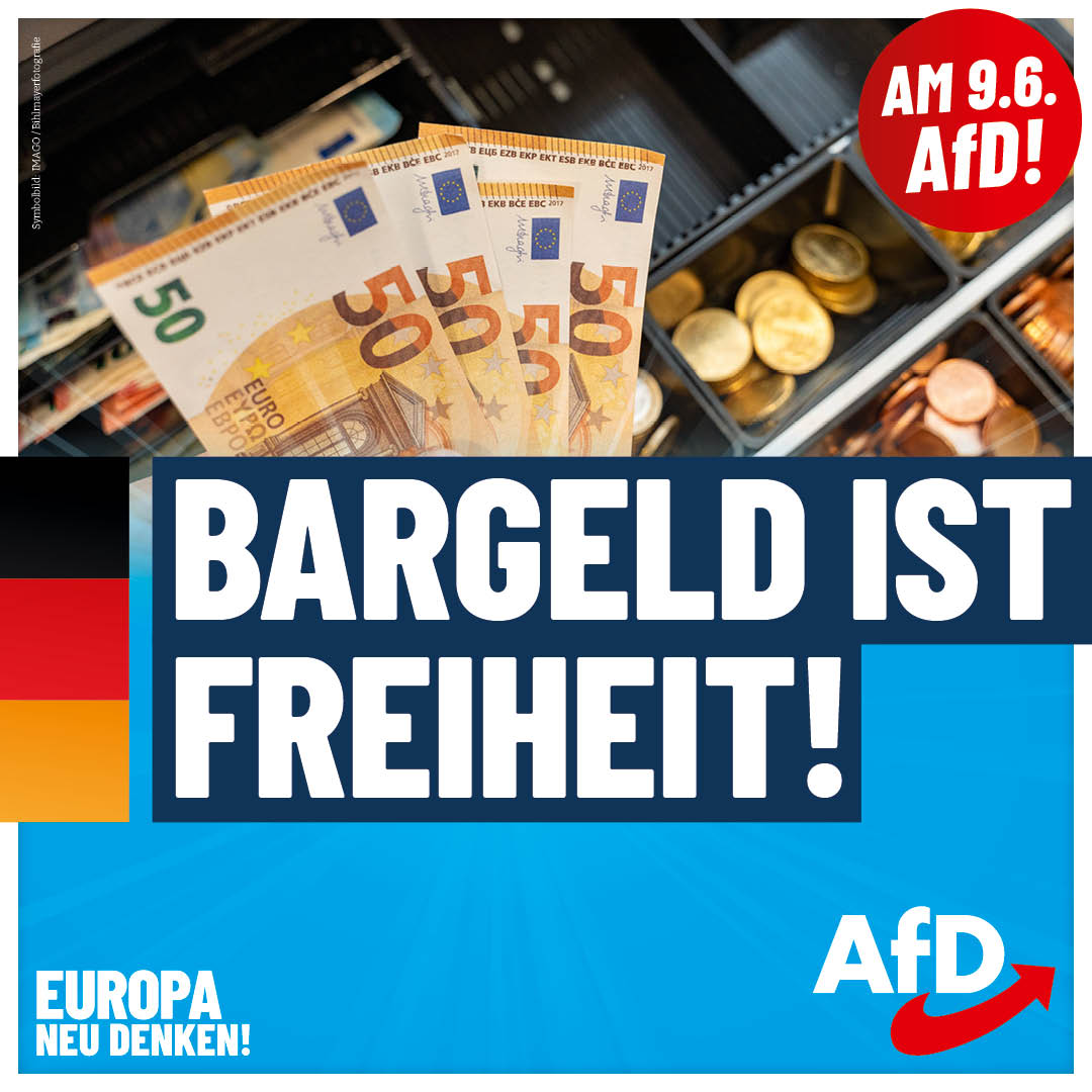 AfD EW2024 Plakate Bargeld
