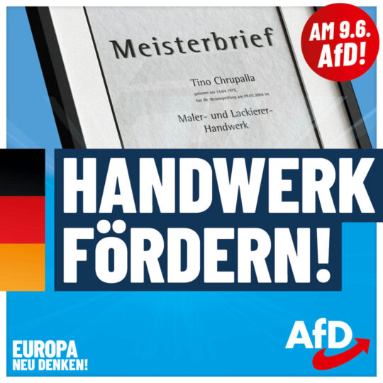 AfD EW2024_Plakate Handwerk